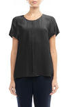 Short Sleeve Open Dart Blouse