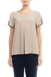 Short Sleeve Open Dart Blouse