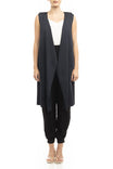 Sleeveless Shoulder Tab Vest