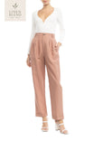 Linen High Waist Trouser
