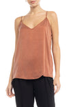 Embroidered Scalloped Cami