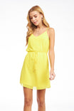 V-Neck Strappy Cross Back Dress