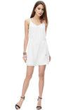 V-Neck Strappy Cross Back Dress