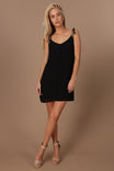 Button Down Spaghetti Strap Dress