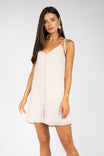 Button Down Spaghetti Strap Dress