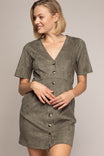 Bodycon Button Down Dress