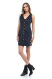 Faux Suede Bodycon Mini Dress
