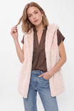 Hooded Faux Fur Vest
