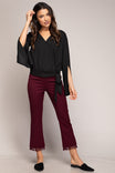 Tassel Bottom Crop Pants