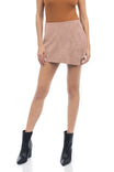 Asymmetric Front Panel Skort