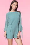 Tie Sleeve Romper