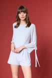 Tie Sleeve Romper