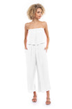 Layered Top Cropped Jumpsuit