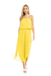 Tube Top Tulip Leg Jumpsuit