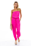 Strapless Elastic Banded Jumpsuit