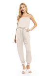Strapless Elastic Banded Jumpsuit