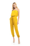 Strapless Elastic Banded Jumpsuit
