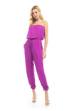 Strapless Elastic Banded Jumpsuit