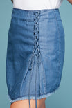 Asymmetrical Laceup Skirt