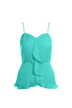 Sweetheart Neck Ruffle Cami