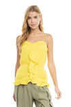 Sweetheart Neck Ruffle Cami