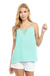 Double Strap Lace Inset Cami