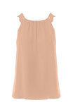 Lace Trim Shoulder Strap Top
