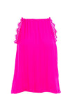 Eyelash Lace Armhole Tie Back Top