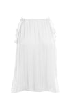 Eyelash Lace Armhole Tie Back Top