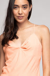 Twisted Front Bust Fitted Cami