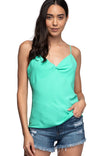 Twisted Front Bust Fitted Cami