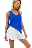 Elastic Waist Satin Shorts