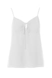 Front Pleated Detail With Tie Cami