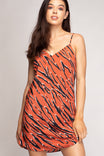 Strappy Mini Shift Dress