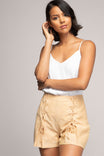 Lace-up Jacquard Shorts