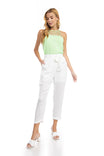 Slim Leg Capri Pants