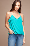 Surplice T Back Lovely Top