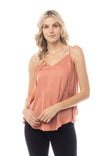 Spaghetti Strap Ruffle Top