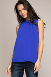 Picot Edge Finished Sleeveless Top