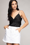 Front Twist Spaghetti Strap Cami
