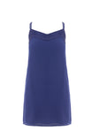 Cluney Lace Attached Criss-cross Back Strap Shift Dress
