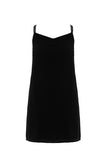 Cluney Lace Attached Criss-cross Back Strap Shift Dress