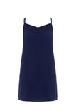 Cluney Lace Attached Criss-cross Back Strap Shift Dress