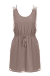 Sleeveless Multi-strap Back Sundae Dress