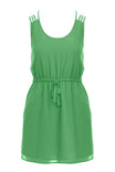 Sleeveless Multi-strap Back Sundae Dress