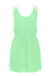 Sleeveless Multi-strap Back Sundae Dress