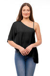 One Shoulder Trapezium Top