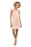 Sleeveless Trapeze Halter Dress