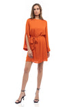 Tunic Dress With Flair Sleeves