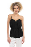 A-Line Top With Self-Belt